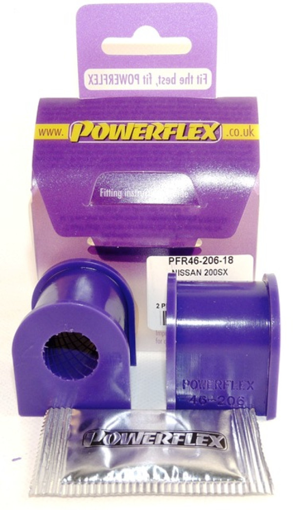 Powerflex Silentblocs de barre anti-roulis arrière Ø18 mm (paire) Nissan S13 PFR46-206-18 N°6