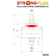 STRONGFLEX Silentbloc support de boite
