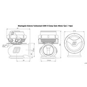 Wastegate Externe Turbosmart Gen V Comp-Gate (40 mm)