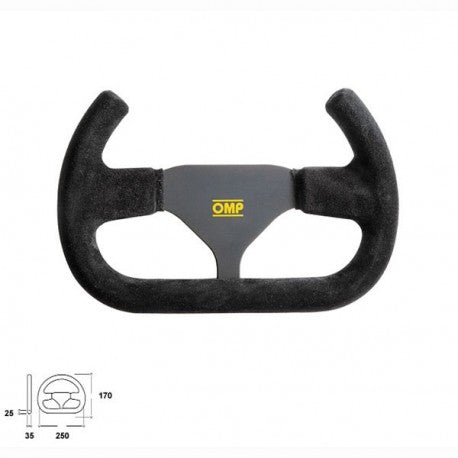 Volant OMP Indy Ouvert 250mm